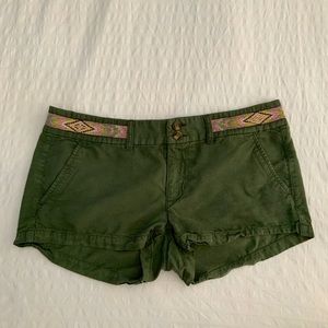 American Eagle Green Shorts